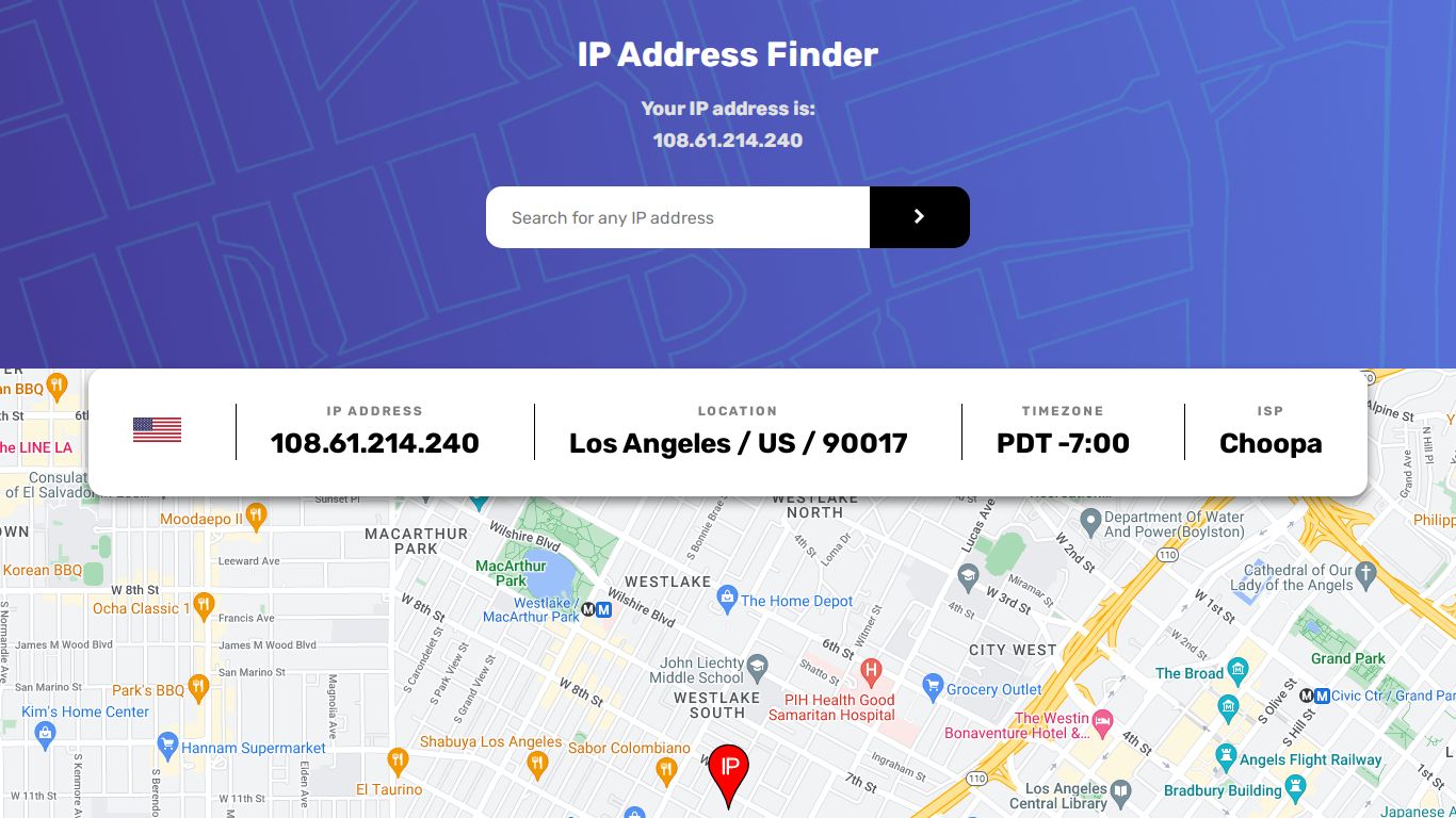 IP Address Finder